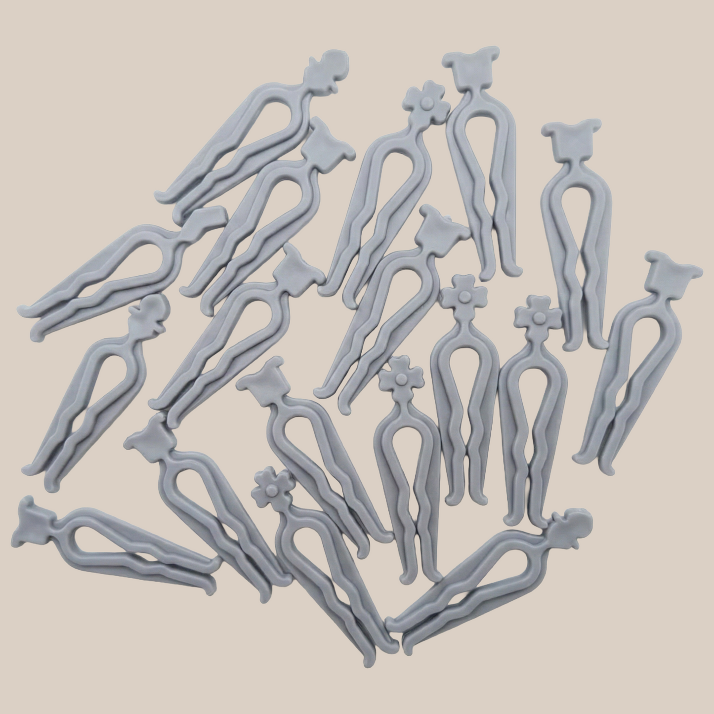 Spring less laundry clips